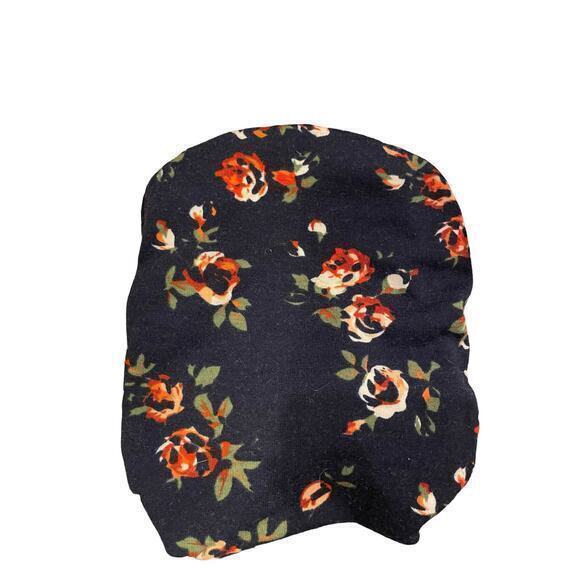 EUC Set of 3 Floral Newborn Hat w/ Large Bow, Pink & White, Blue & White & Navy - Picture 6 of 9